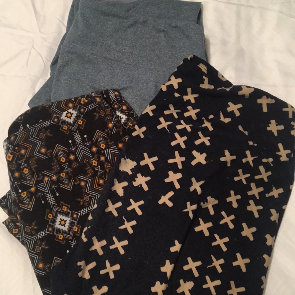 LuLaRoe TC leggings, great condition!
